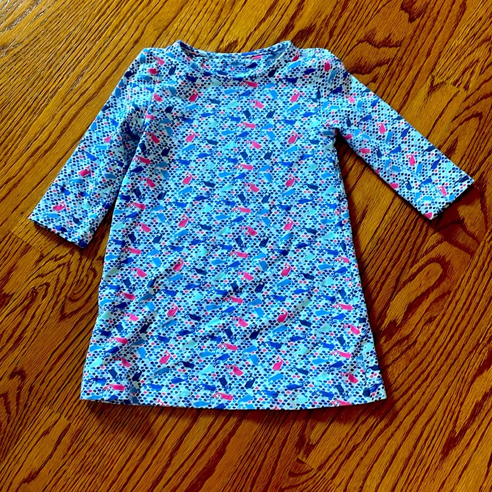 Vineyard Vines girls whale print dress